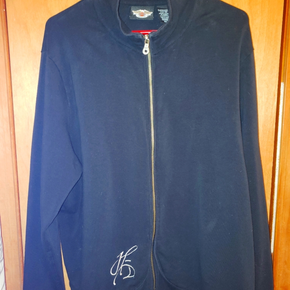 Harley Davidson zip-up top/sweatshirt